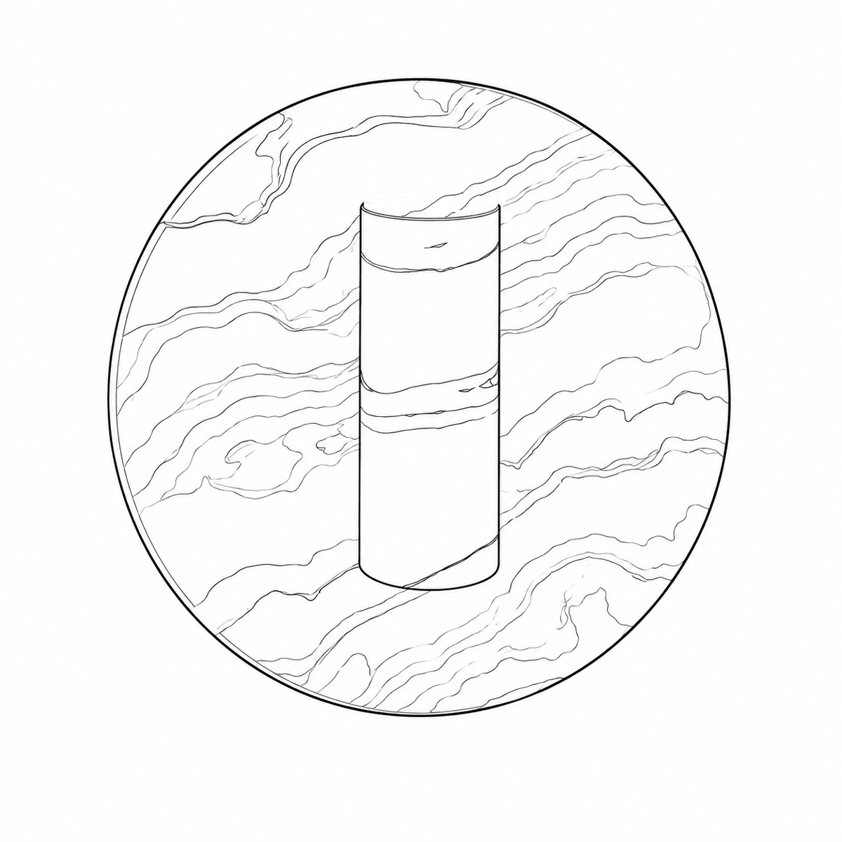 Applique Alabaster