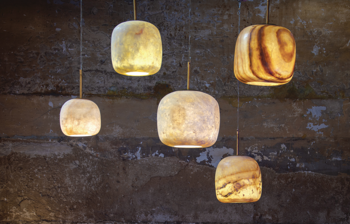 Pendant Curra - Gips Alabaster