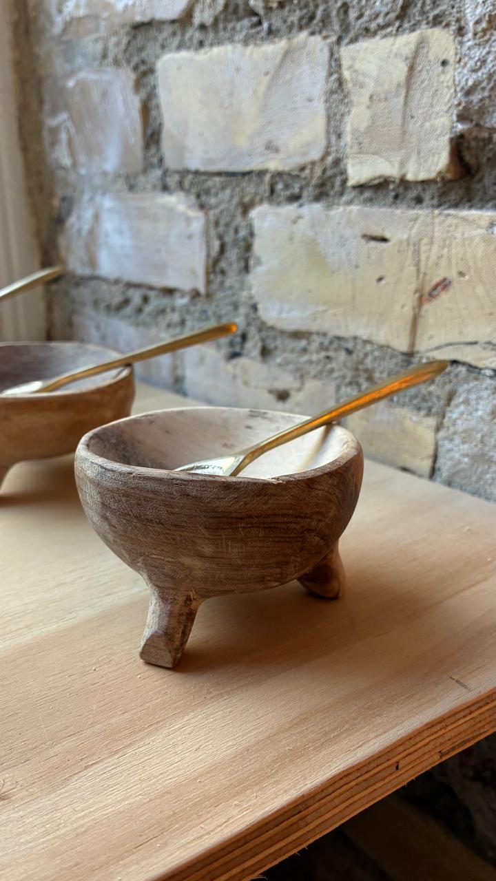Wood Bowl 3 legs