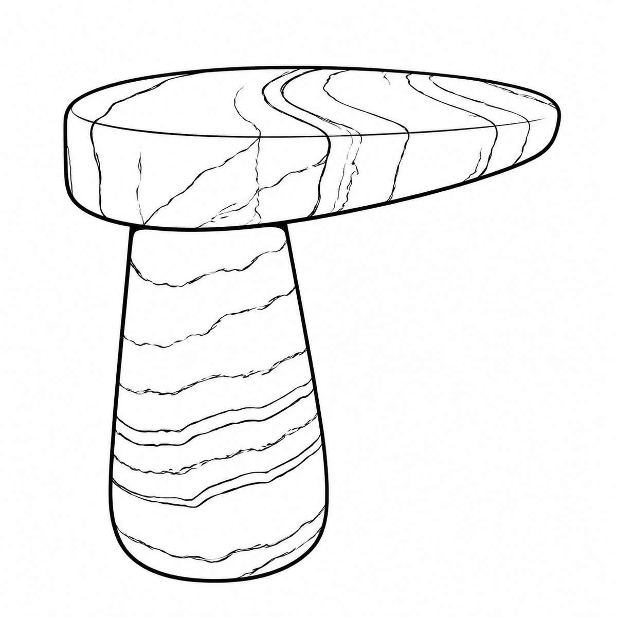 Piedestal Alabaster