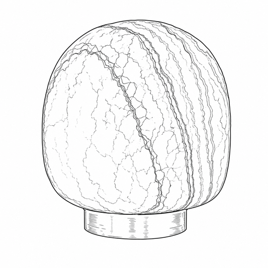 Tabletop Curra - Hand carved Alabaster